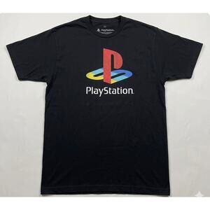 NWT PlayStation Classic Logo T-Shirt Size Large Sony Retro Gaming Tee